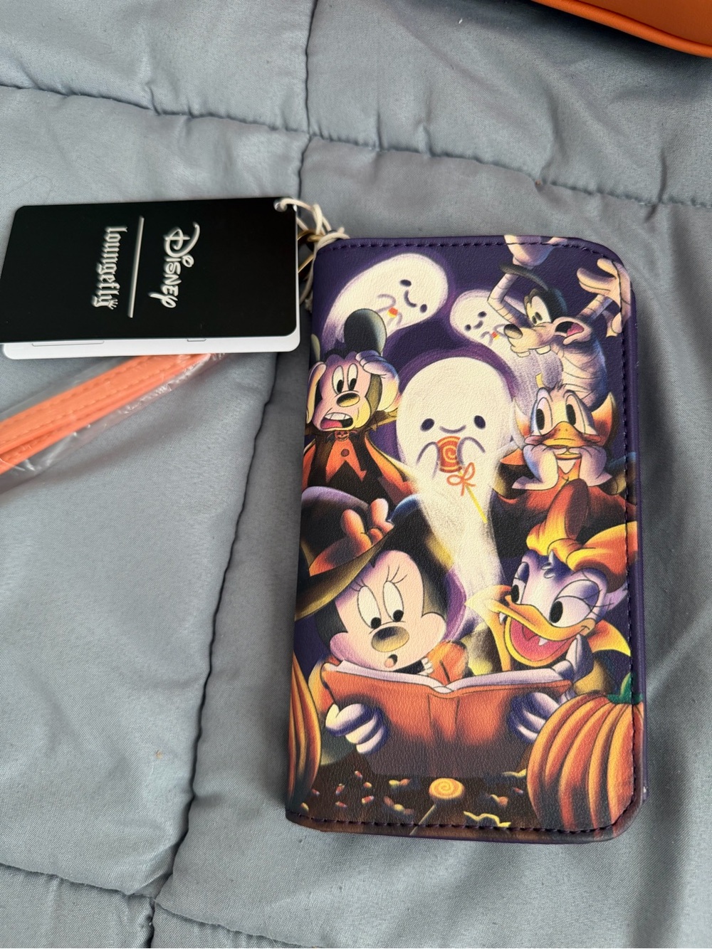 Loungefly Purple Halloween Disney Character Backpack and Wallet Set - Picture 8 of 10